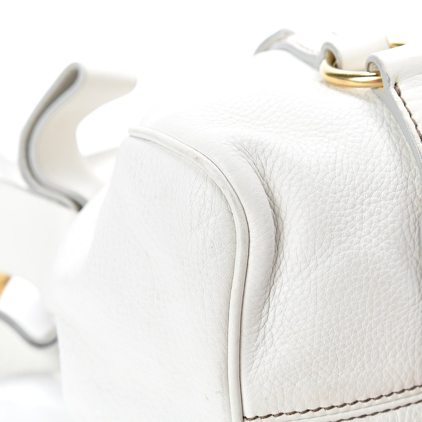 Vitello Bow Bag White