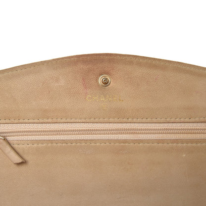 Chanel Caviar Timeless CC Wallet on Chain WOC Beige Clair 6 of 18