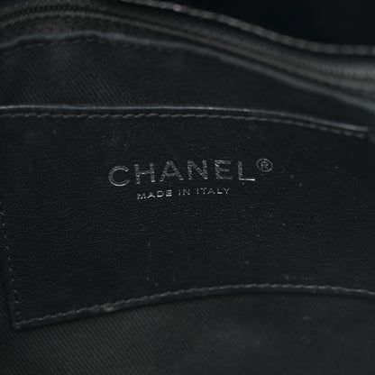 Chanel Patent Quilted Medium Just Mademoiselle Bowling Bag Black 7 of 14