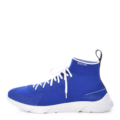 Christian Dior Technical Canvas Fusion High Top Sneakers 44 Blue 1 of 11