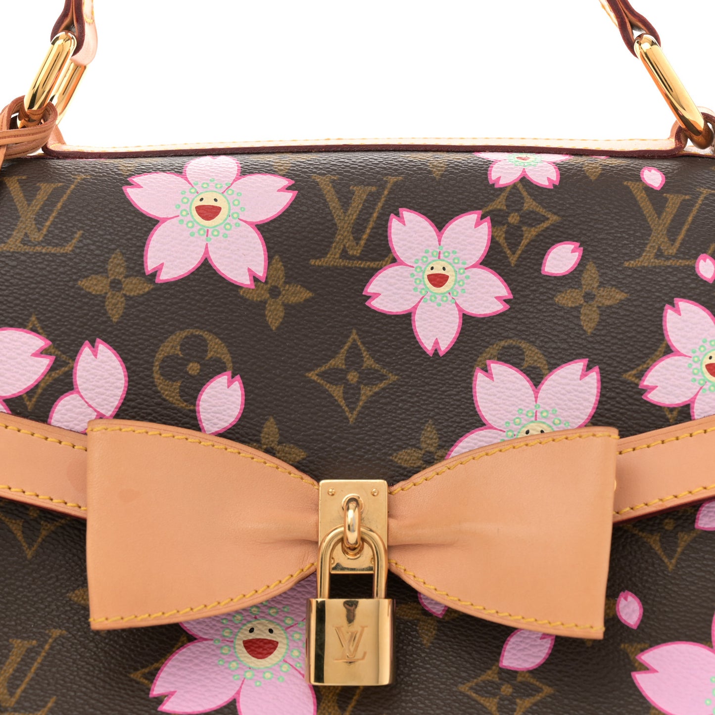 Monogram Cherry Blossom Sac Retro Bag Brown