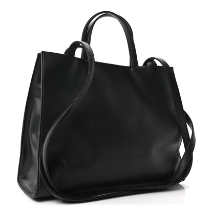 Telfar Vegan Leather Medium Shopping Bag Black 3 of 10