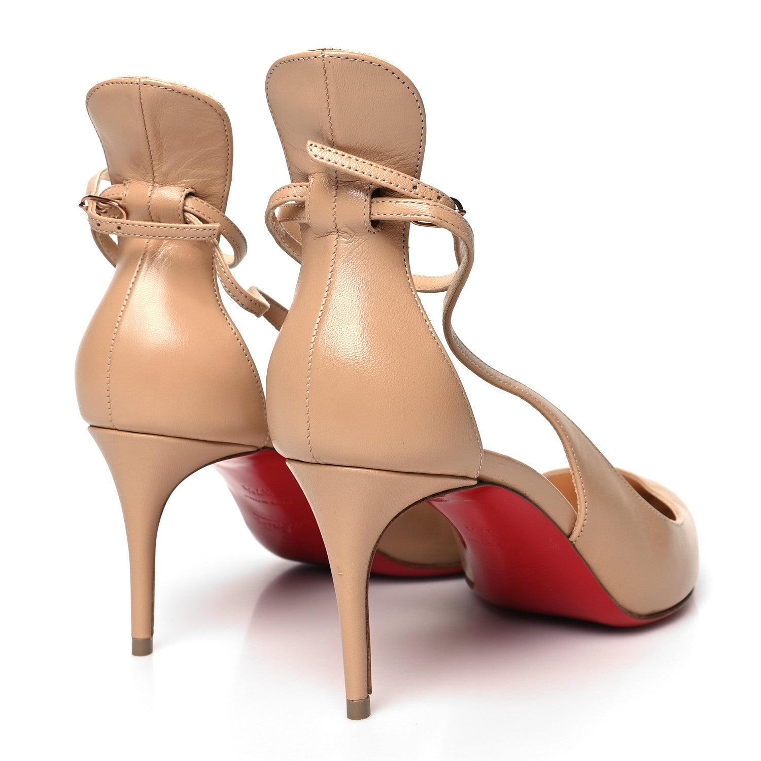 Christian Louboutin Nappa Mascara 70 Pumps 37.5 Nude 4 of 9