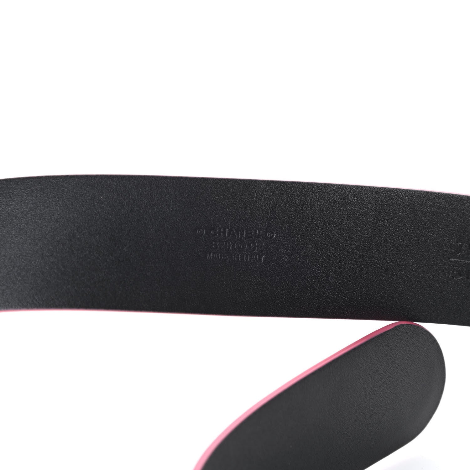 Chanel Lambskin CC Belt 75 30 Pink 3 of 9