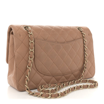 Chanel Lambskin Quilted Medium Double Flap Brown 3 of 14