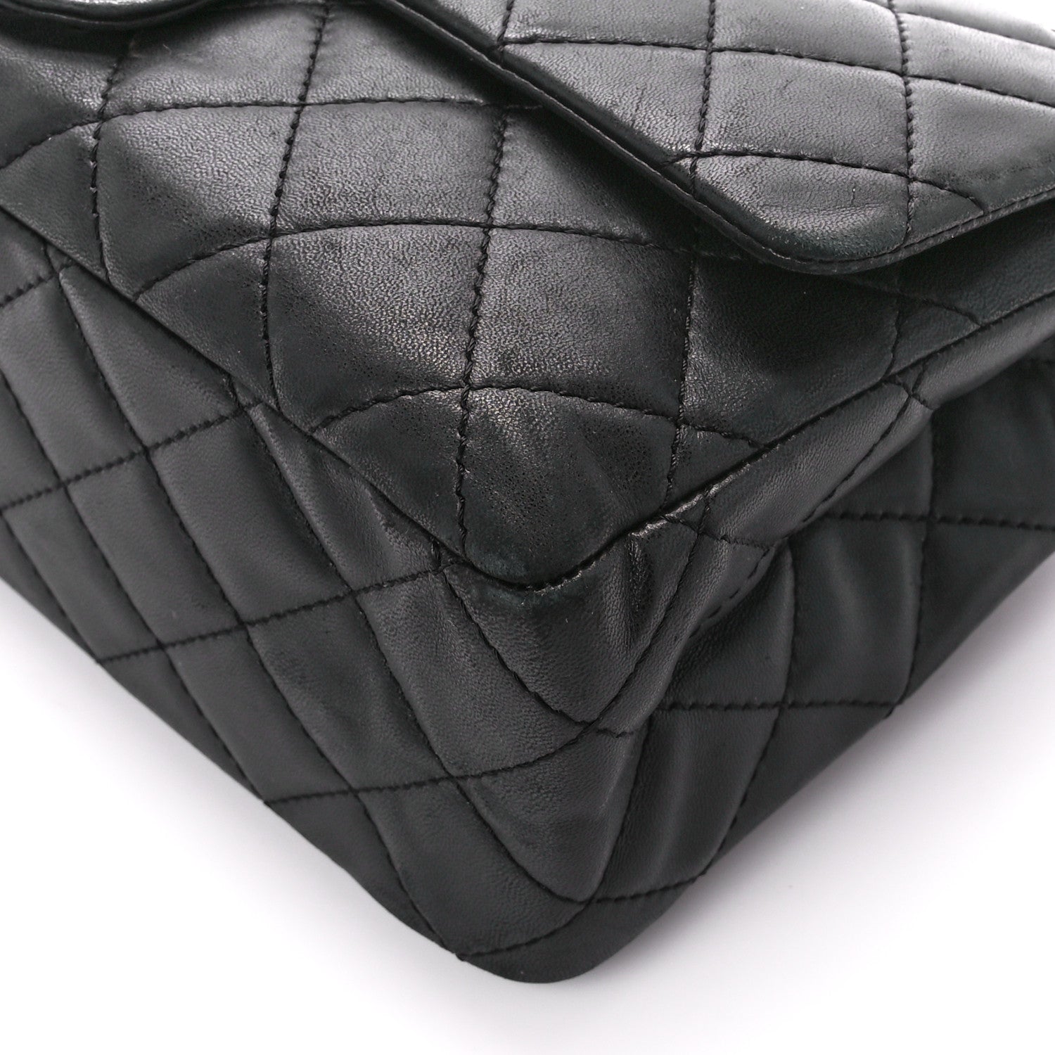 Chanel Lambskin Quilted 2.55 Reissue 227 Flap Black 10 of 10