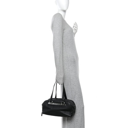 Chanel Caviar Square Stitched Bowler Black 2 of 9