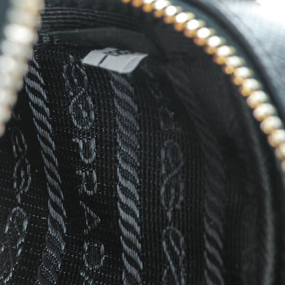 Prada Saffiano Mini Camera Crossbody Bag Nero Black 8 of 8