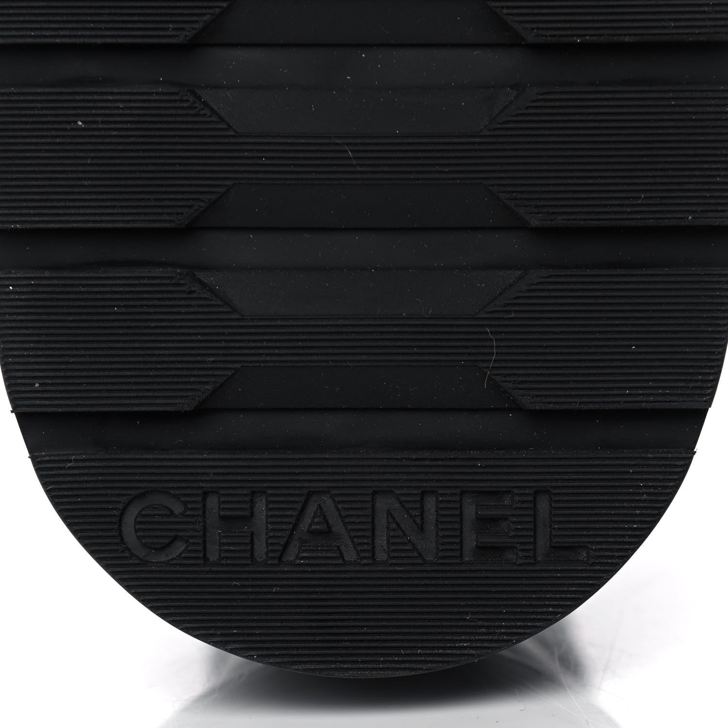 Chanel Shiny Goatskin Calfskin Quilted Lace Up Combat Boots 40 Black 14 of 20
