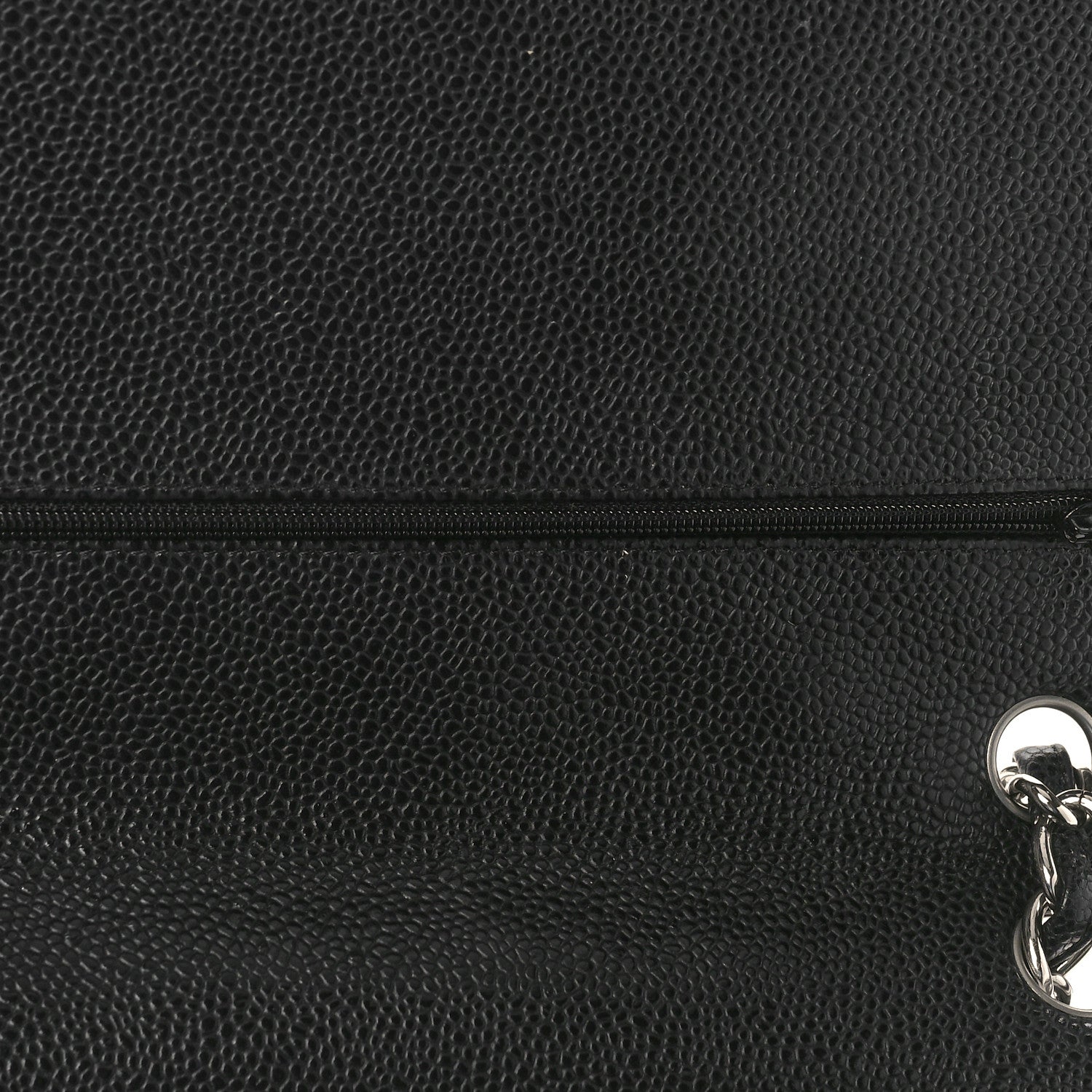 Chanel Caviar Quilted Jumbo Double Flap Black 15 of 17
