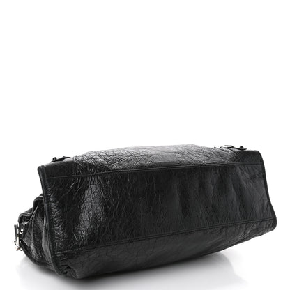 Balenciaga Agneau Classic Silver Hardware City Black 3 of 4