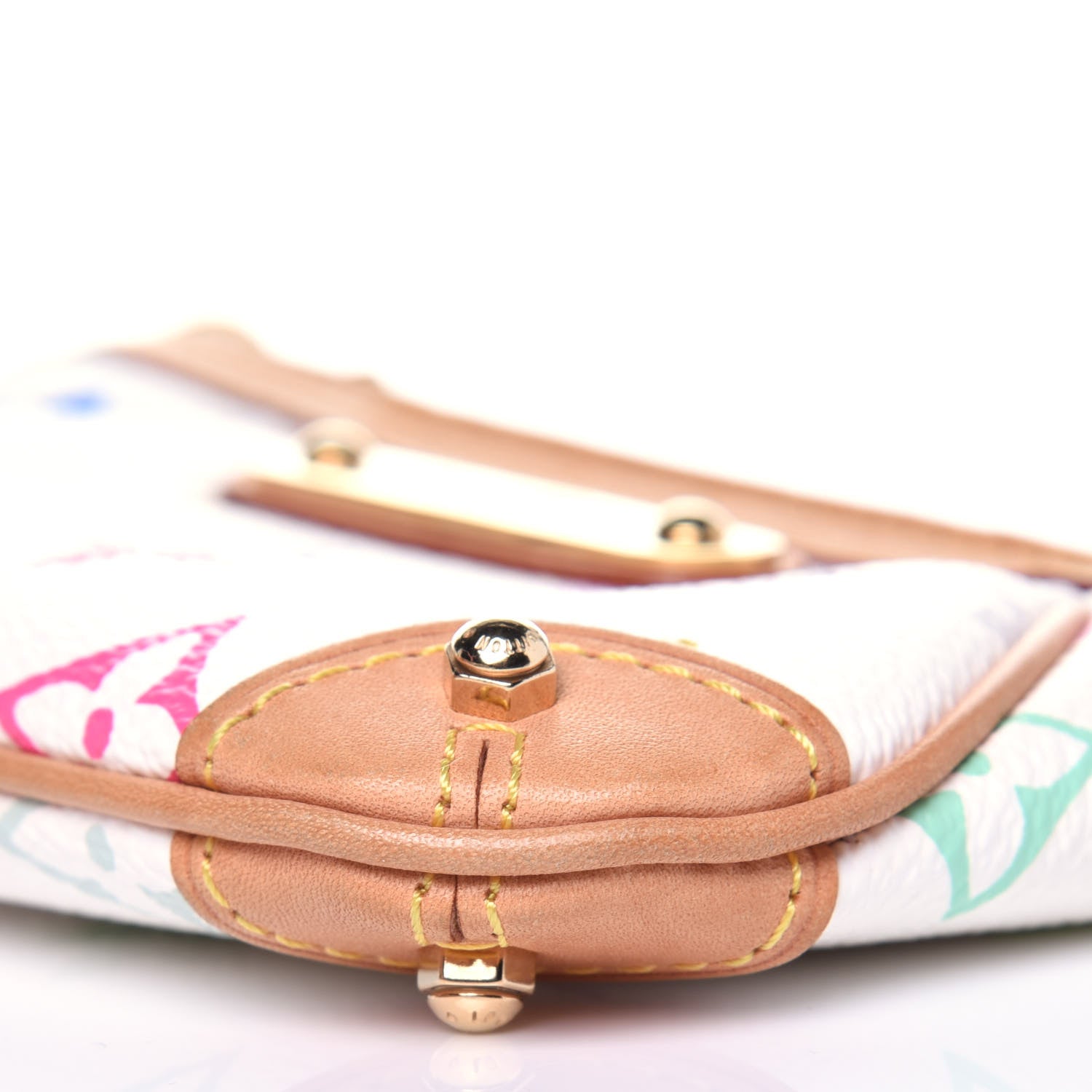 Louis Vuitton Monogram Multicolor Pochette Milla PM White 10 of 15