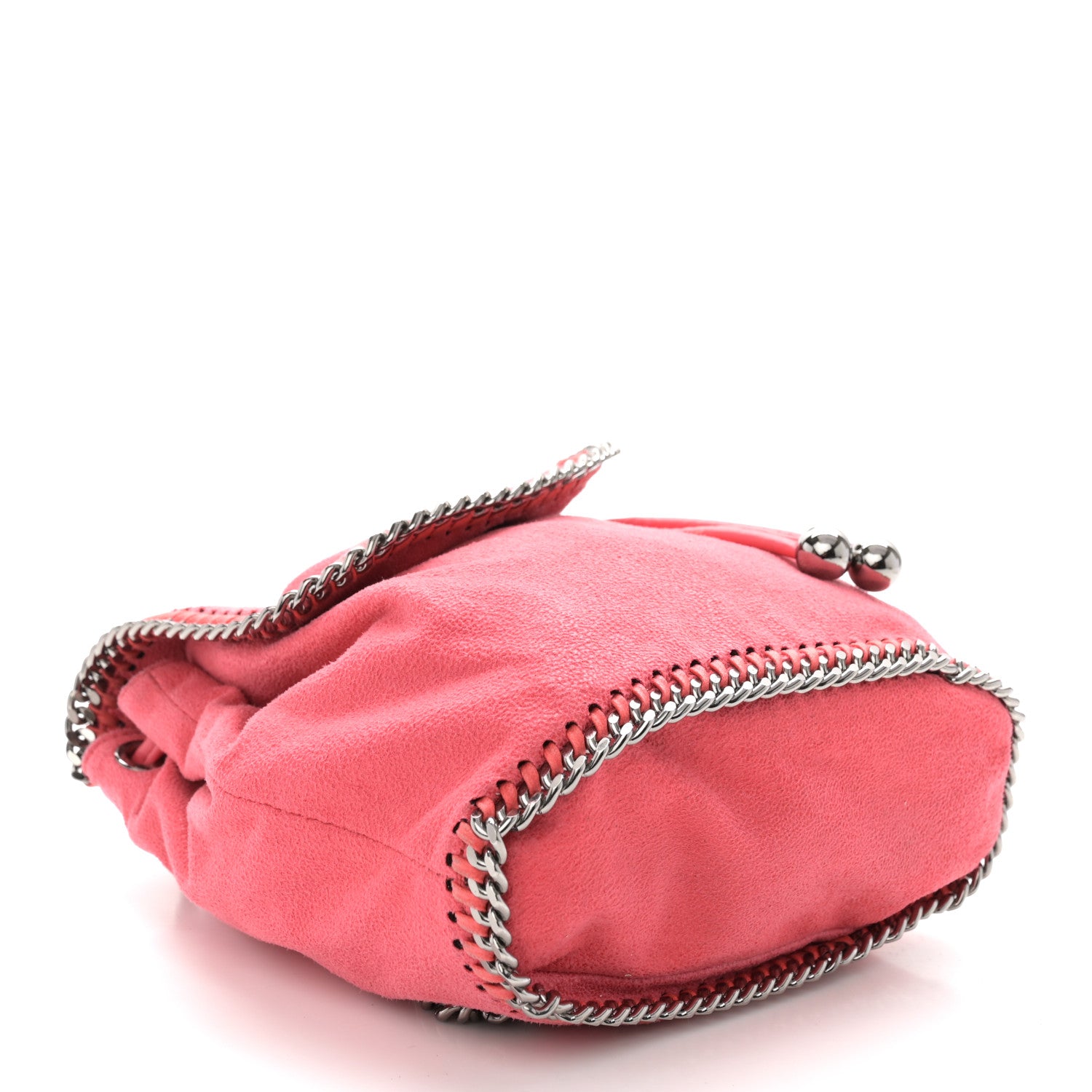 Stella McCartney Shaggy Deer Mini Falabella Backpack Pink Fluo 4 of 12
