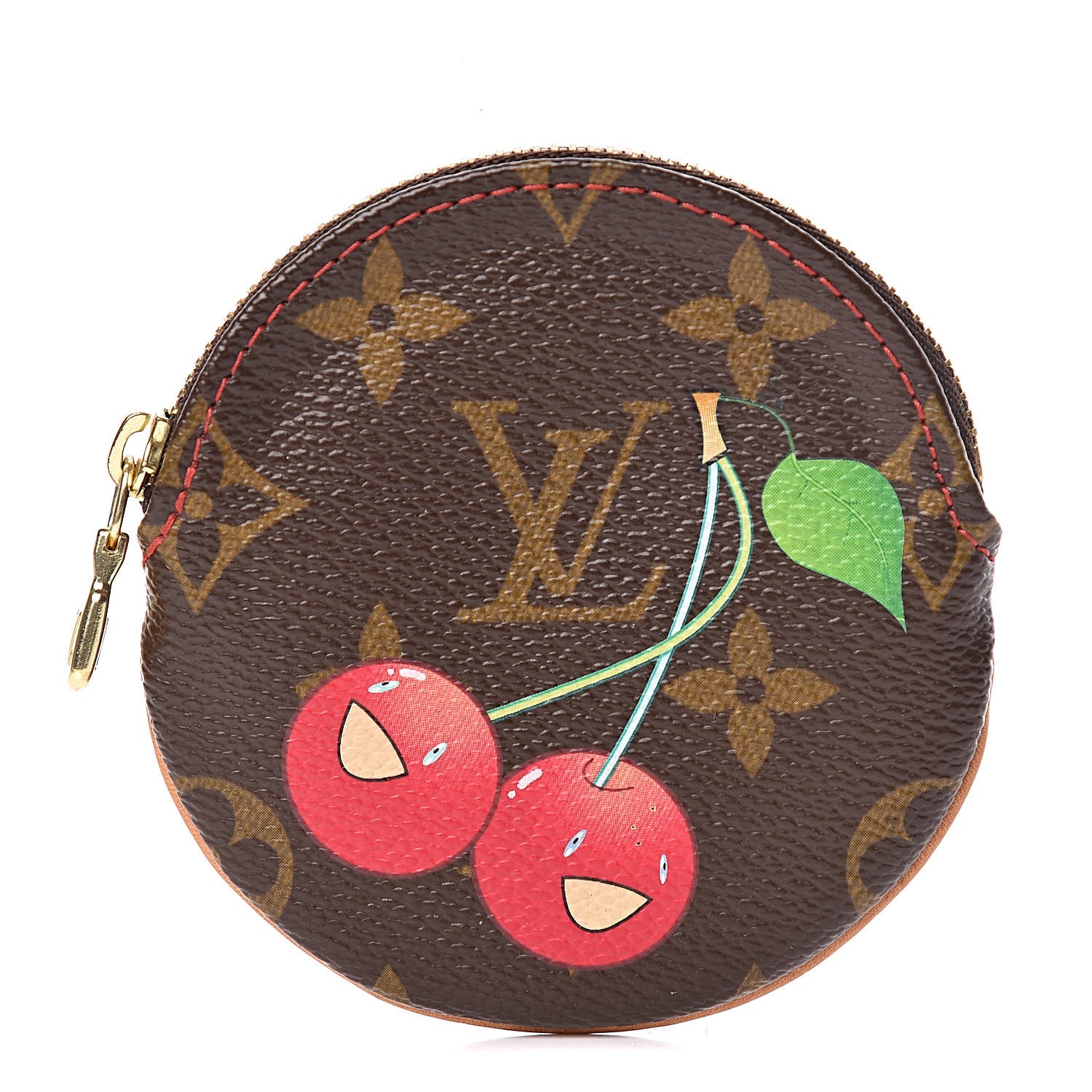 Louis Vuitton Monogram Cerises Round Coin Purse 1 of 7