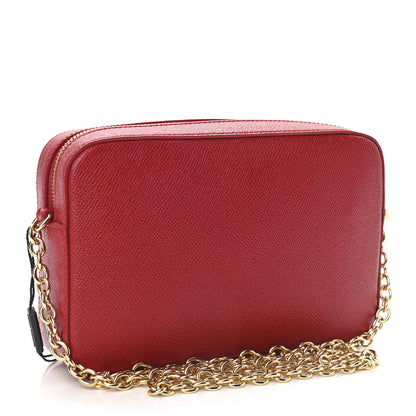 Dolce & Gabbana Dauphine Crossbody Camera Bag Dark Red 3 of 9