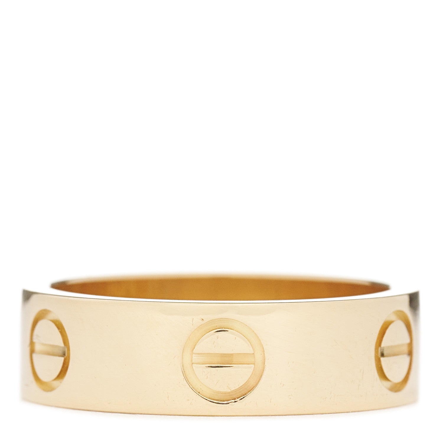 Cartier 18K Yellow Gold 5.5mm LOVE Ring 53 6.25 1 of 4