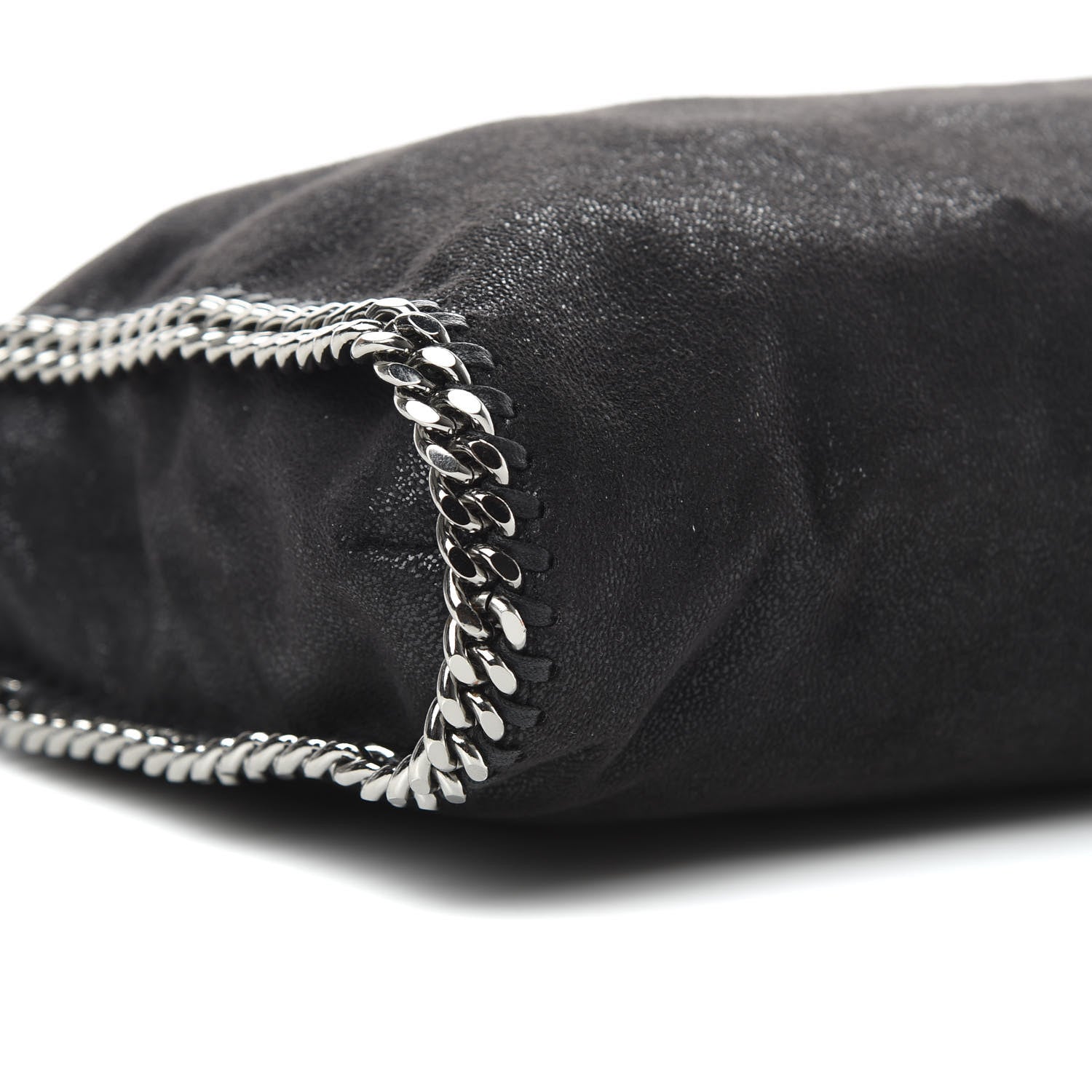 Stella McCartney Shaggy Deer Falabella Fold Over Tote Black 9 of 10
