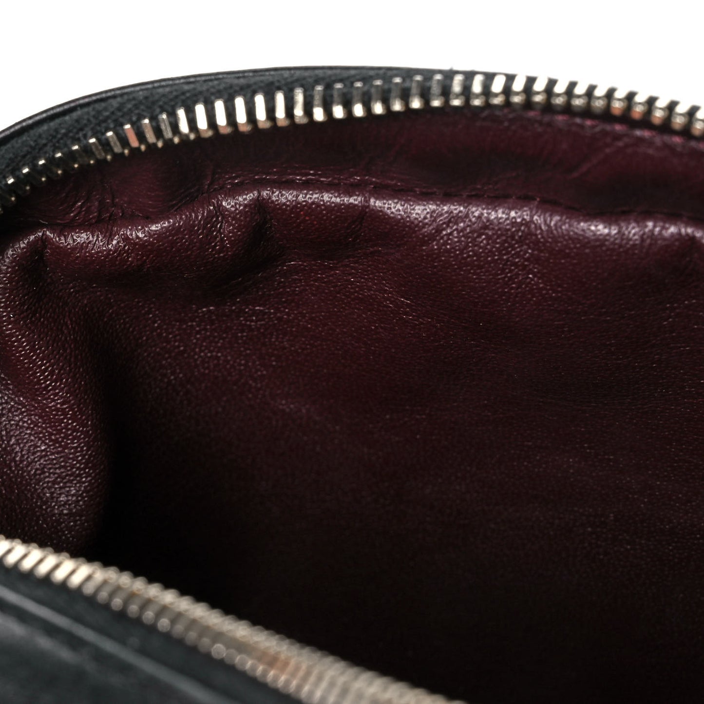 Lambskin Quilted Small Diamond CC Camera Case Black