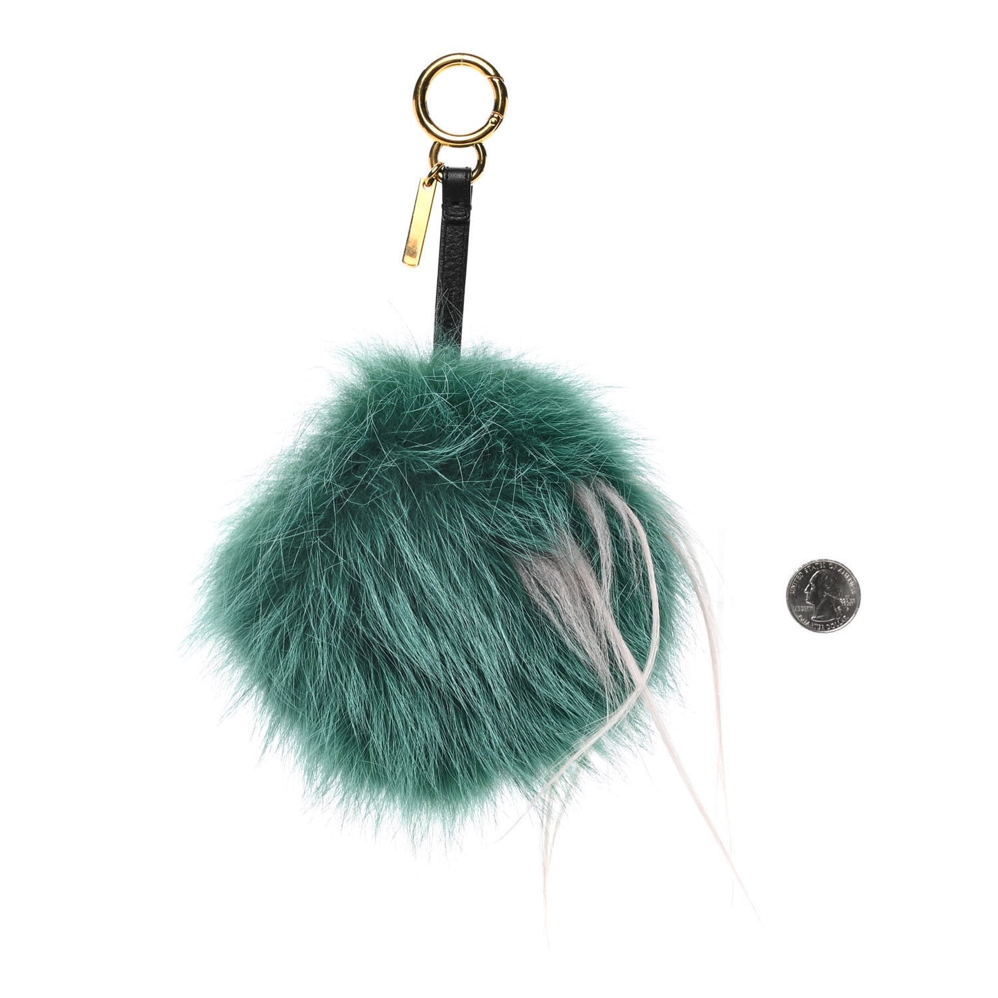 Fox Rabbit Goat Mink Fur Vitello Flamingo Minty Monster Bag Bug Charm Green Apple Multicolor