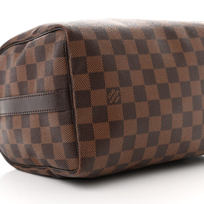 Louis Vuitton Damier Ebene Speedy Bandouliere 25 9 of 10