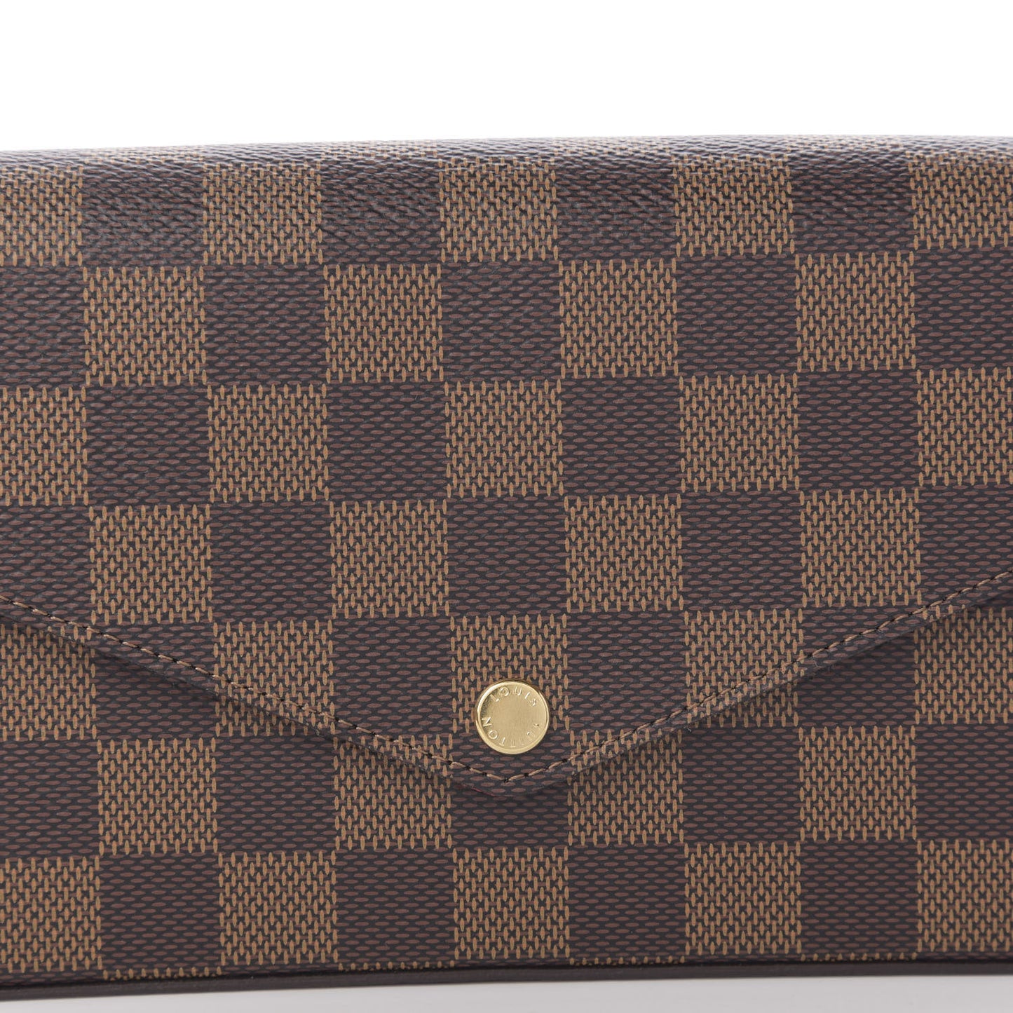 Damier Ebene Pochette Felicie Chain Wallet