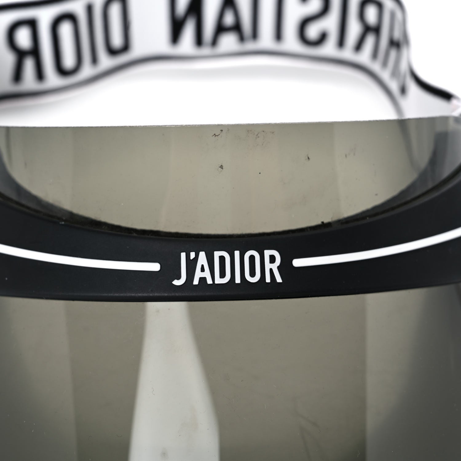 Christian Dior Mirrored DiorClub1 Sun Visor Black 6 of 10