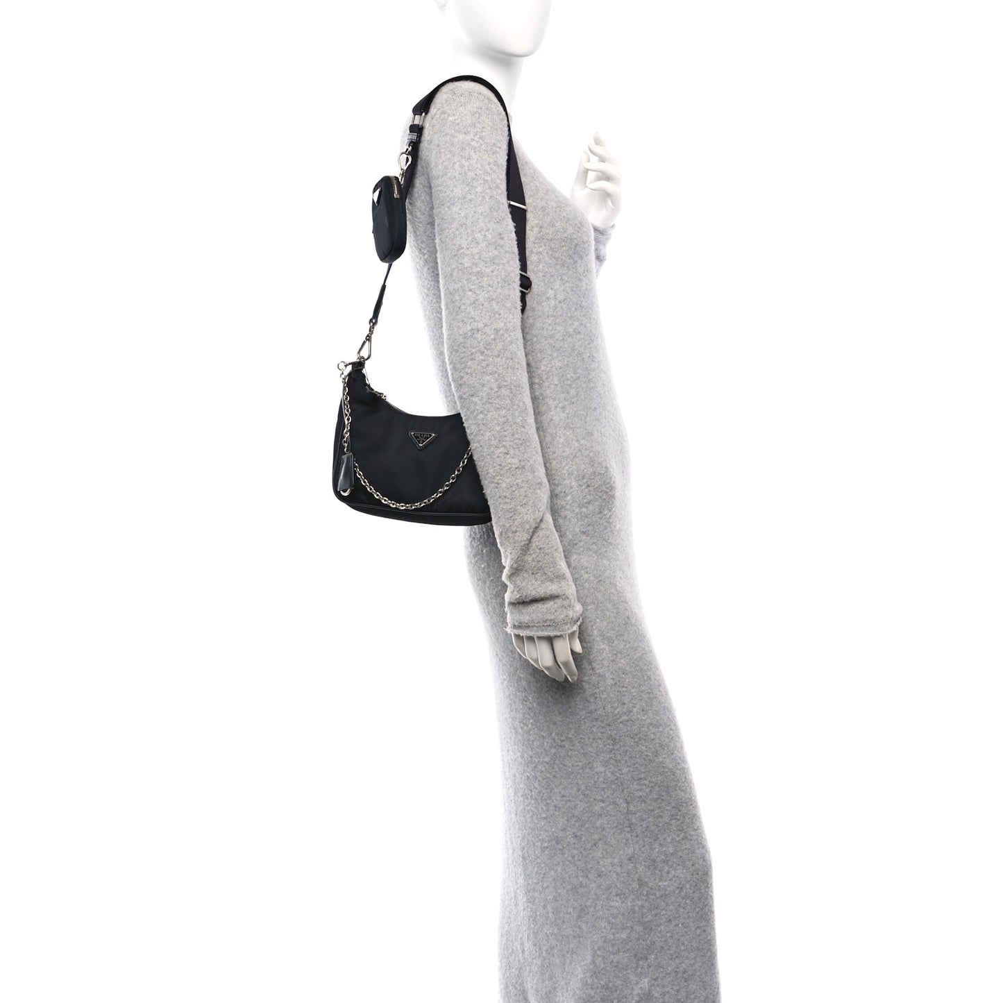 Nylon Re-Edition 2005 Shoulder Bag Black