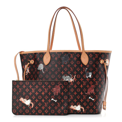 Louis Vuitton Catogram Neverfull MM Marron 1 of 11