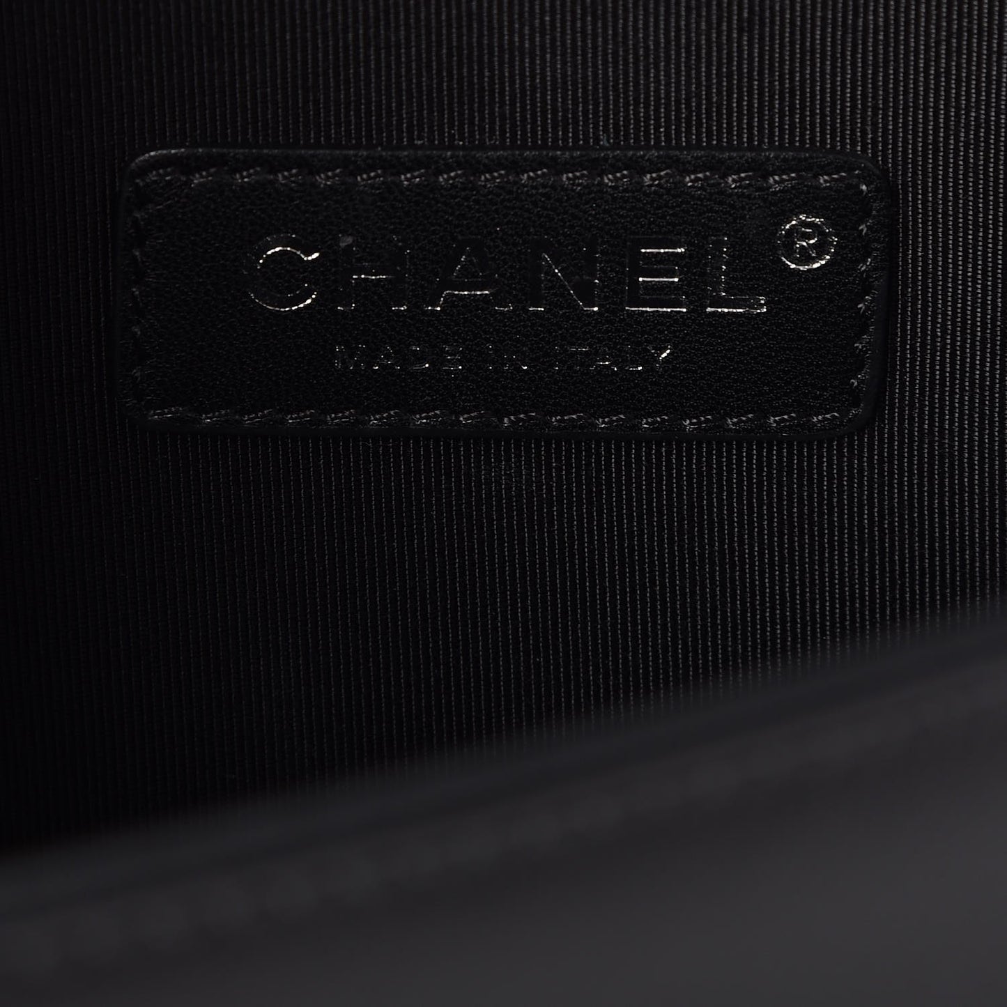 Calfskin Quilted Medium Boy Flap Black