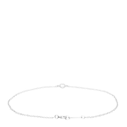 Tiffany Platinum Diamond .08ct Elsa Peretti Diamonds by the Yard Bracelet 3 of 5
