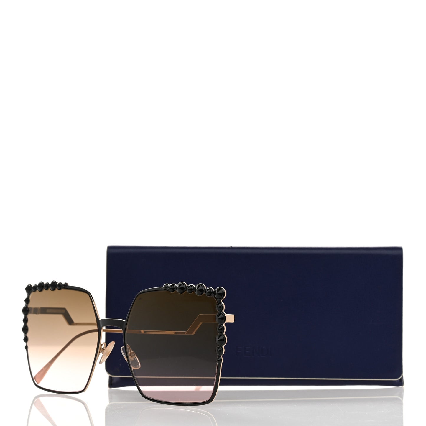 Square Dots Sunglasses FF 0259/S Black