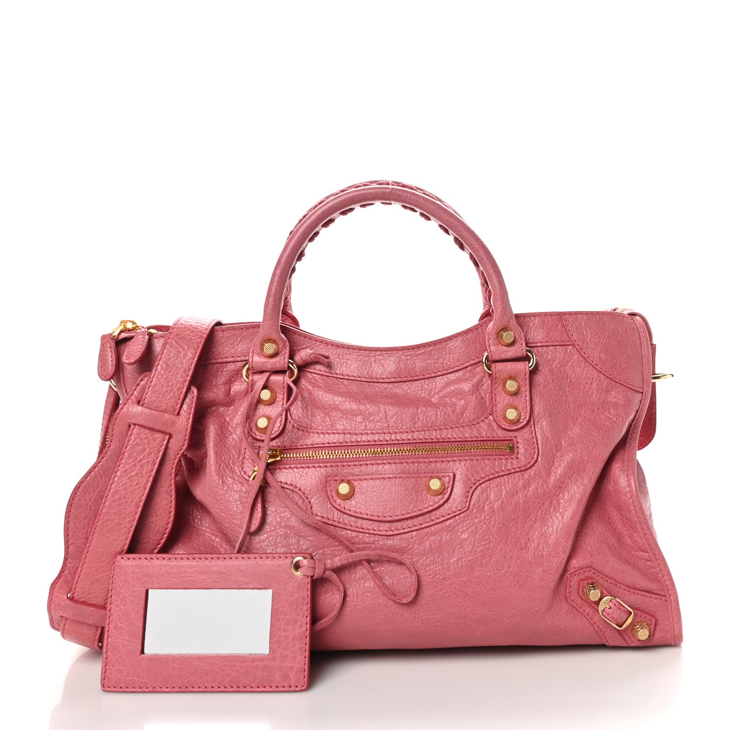 Balenciaga Agneau Giant 12 Gold Hardware City Rose Bombon Raspberry 3 of 12