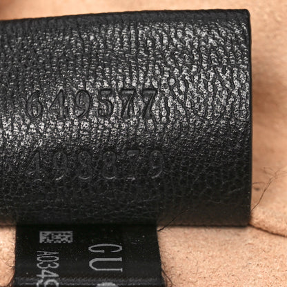 Gucci New Sakai Calfskin Lux Medium Dahlia Tote Black 8 of 12