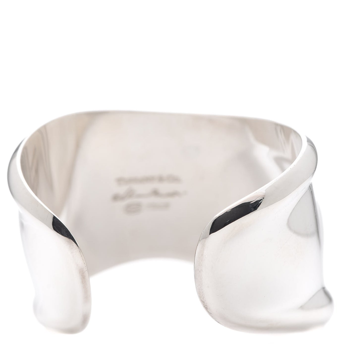 Sterling Silver Small Elsa Peretti Right Wrist Bone Cuff Bracelet