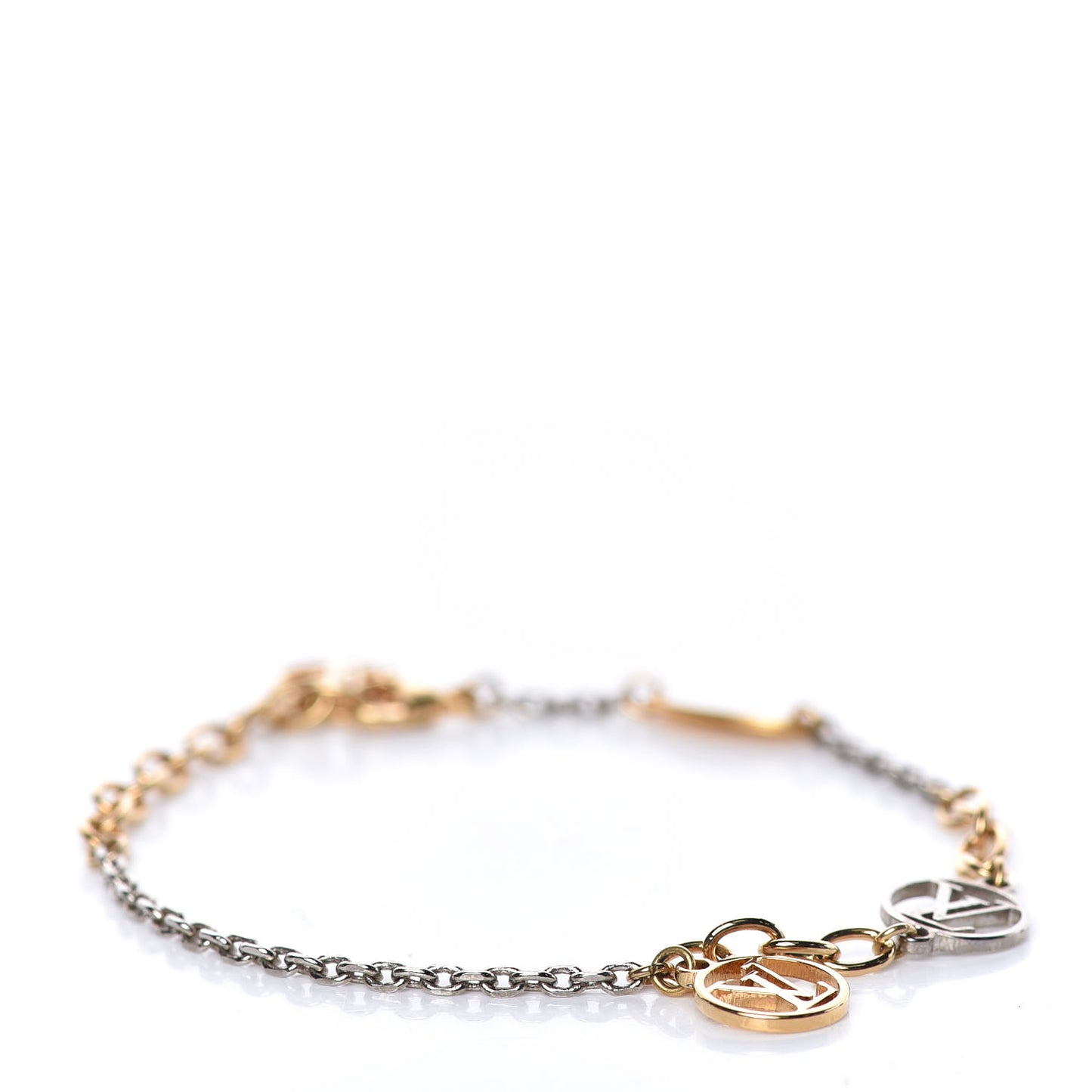 Logomania Bracelet Silver Gold