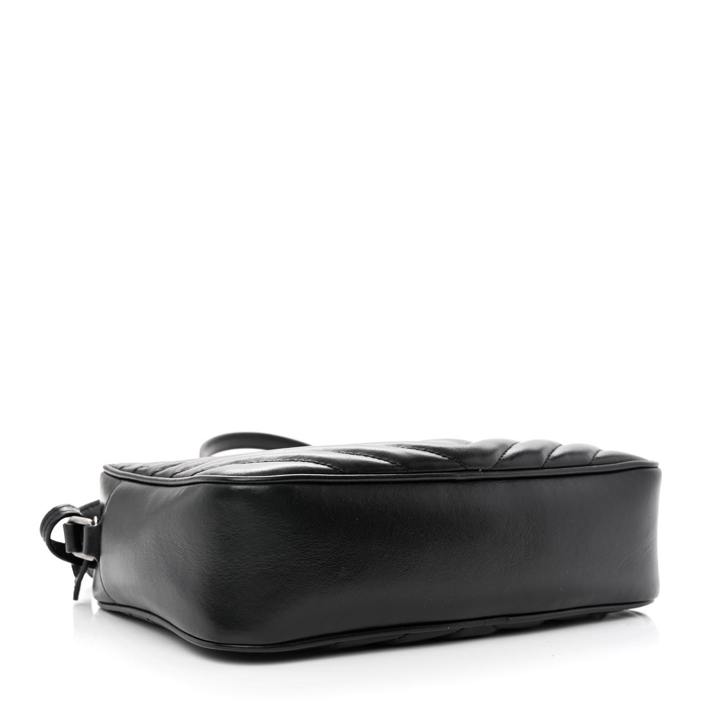Calfskin Matelasse Monogram Lou Camera Bag Black