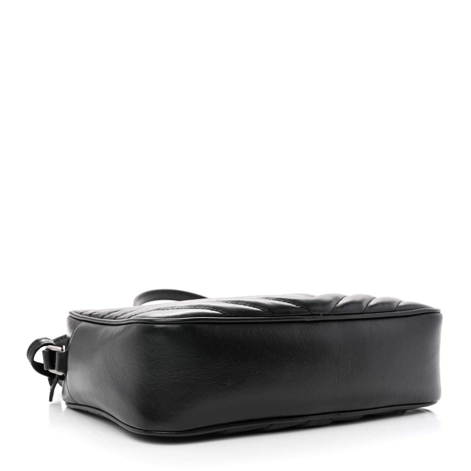 Saint Laurent Calfskin Matelasse Monogram Lou Camera Bag Black 4 of 10
