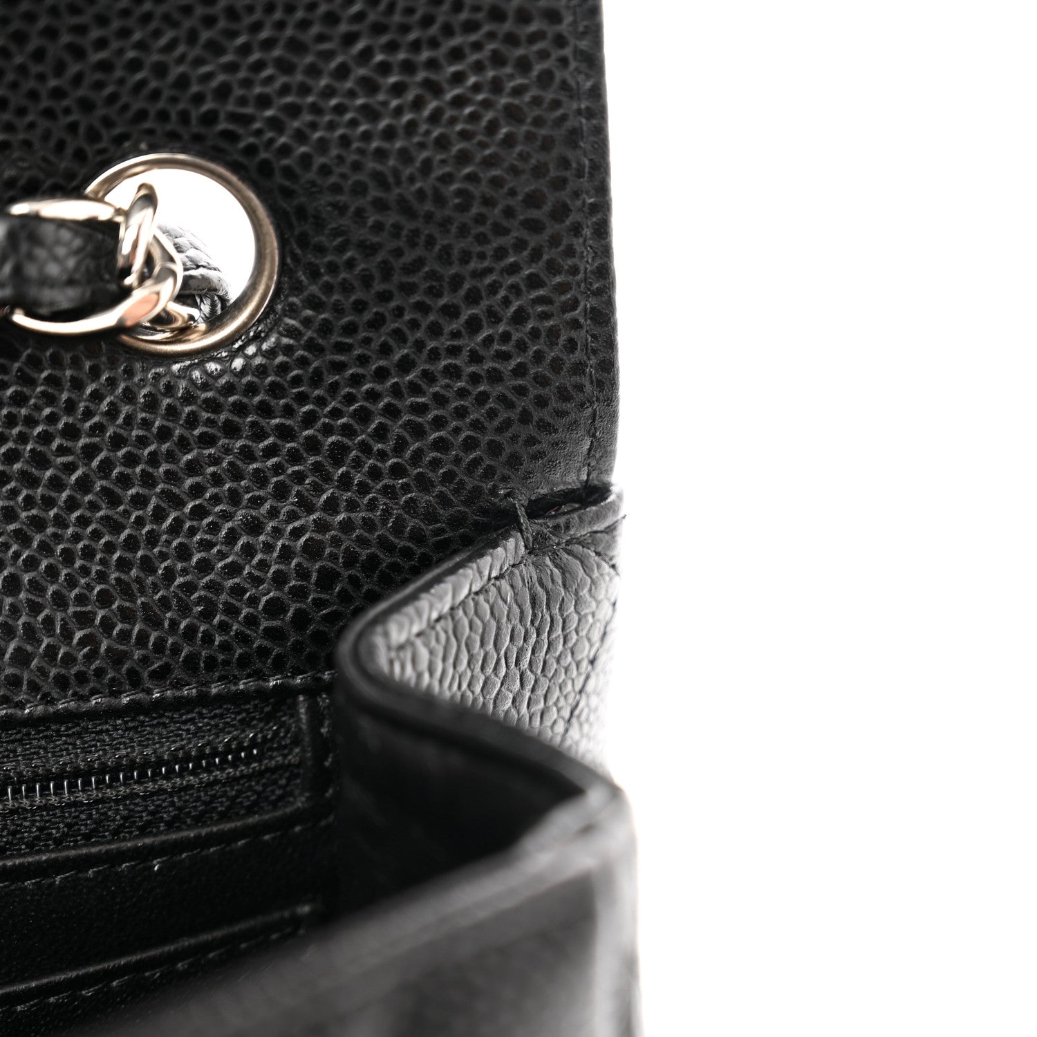 Chanel Caviar Quilted Jumbo Single Flap Black 12 of 12