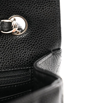 Chanel Caviar Quilted Jumbo Single Flap Black 12 of 12