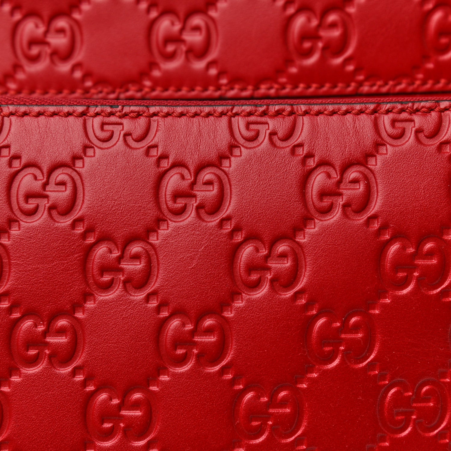 Gucci Guccissima Signature Day Backpack Hibiscus Red 10 of 12