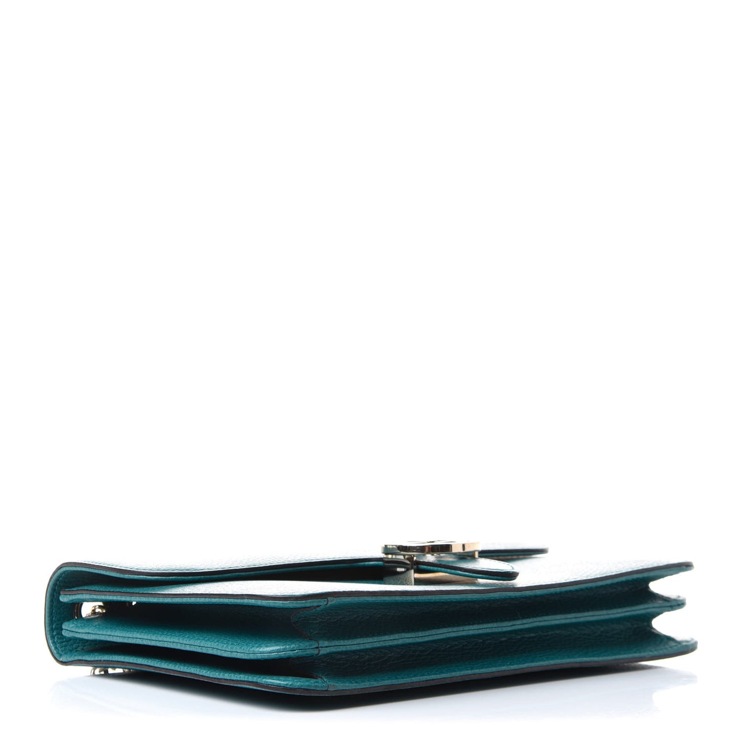 Dollar Calfskin Interlocking G Shoulder Bag Deep Cobalt