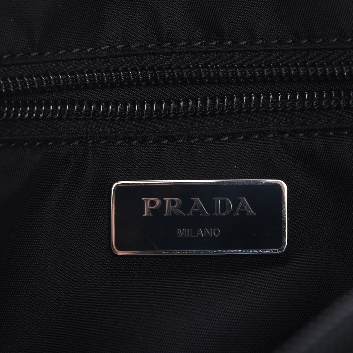 Prada Nylon Montagna Belt Bag Blue 6 of 8