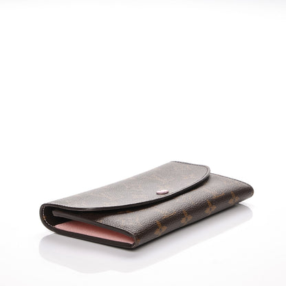 Louis Vuitton Monogram Emilie Wallet Rose Ballerine 3 of 7