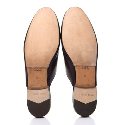 Gucci Calfskin Womens Princetown Slippers 39 Fondente Brown 7 of 13