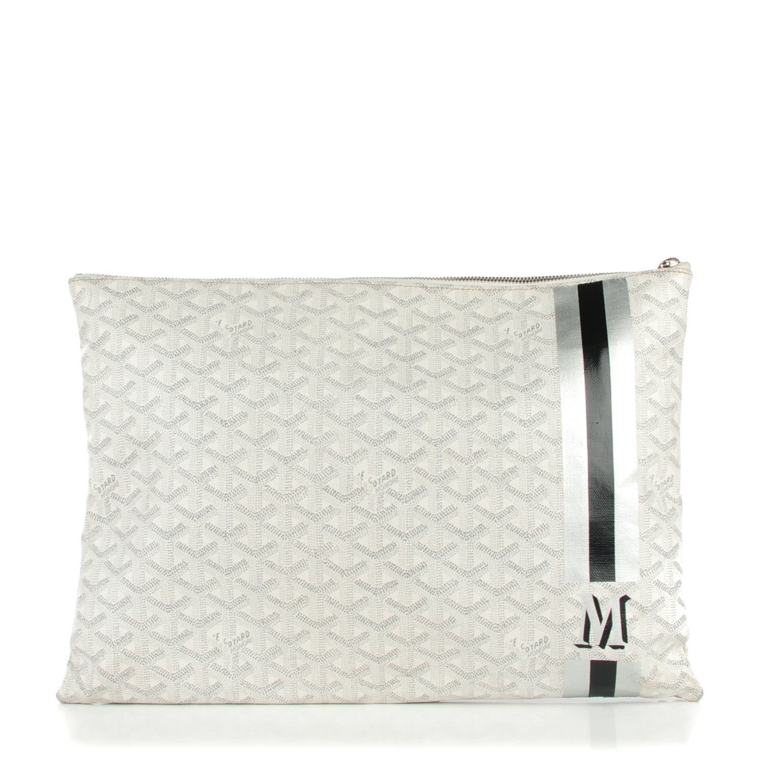Goyard Goyardine Senat Pochette GM White 1 of 7