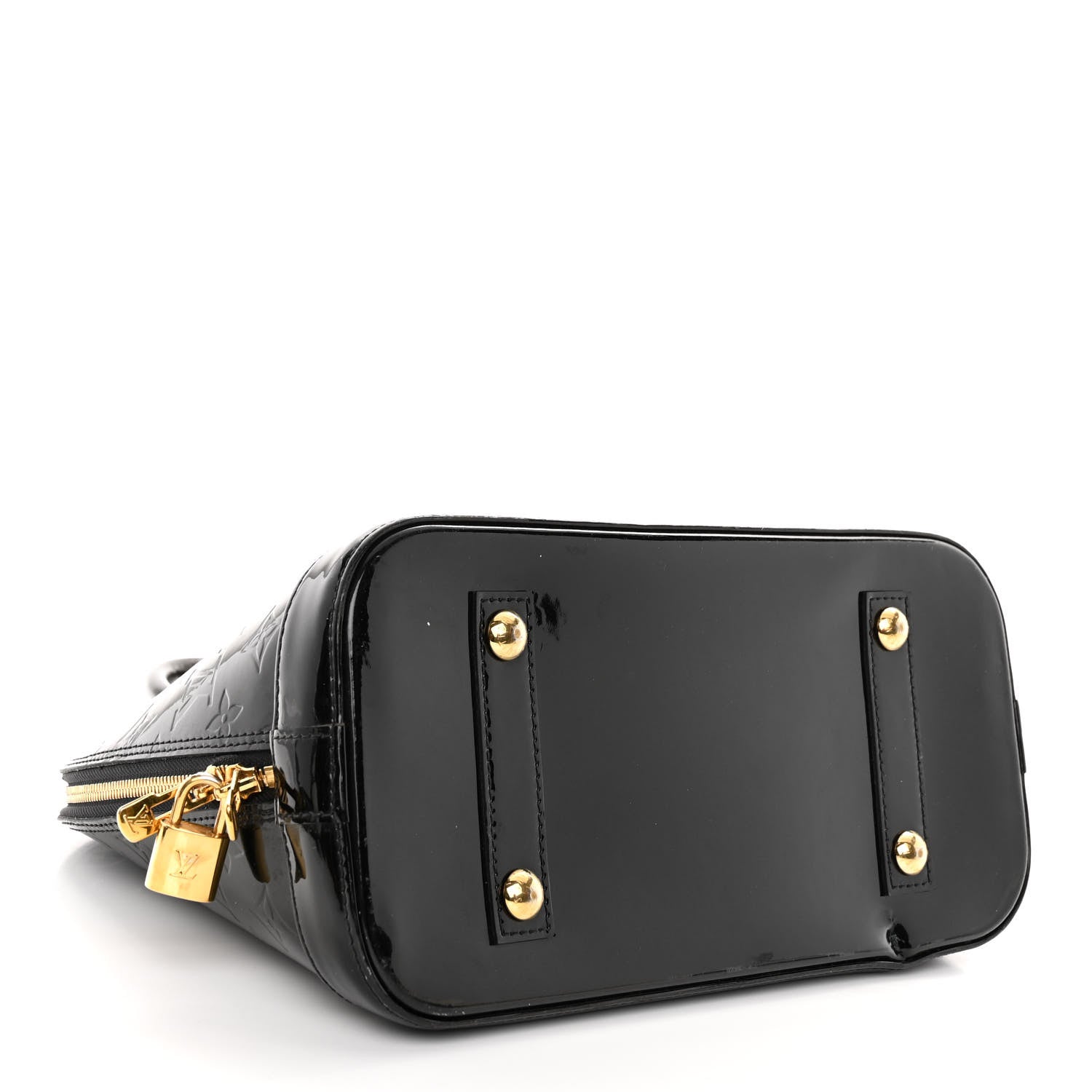Louis Vuitton Vernis Alma PM Black 4 of 11