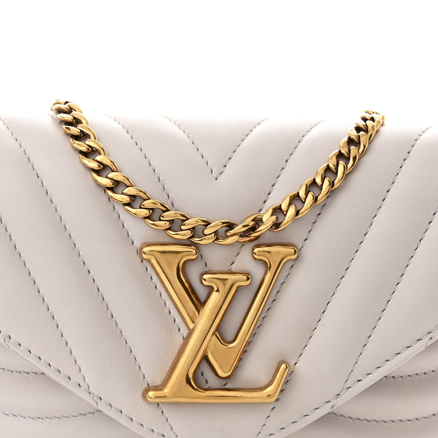 Louis Vuitton Calfskin New Wave Multi Pochette Brume 6 of 8