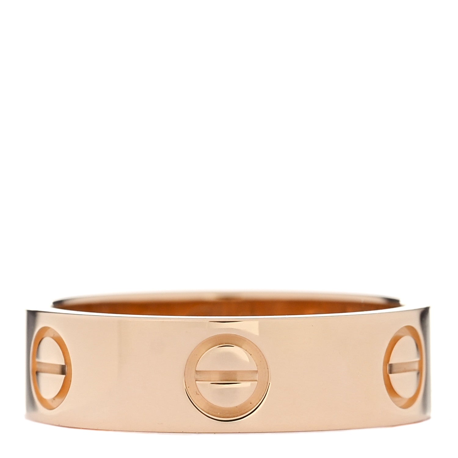 Cartier 18K Yellow Gold 5.5mm LOVE Ring 54 6.75 1 of 4