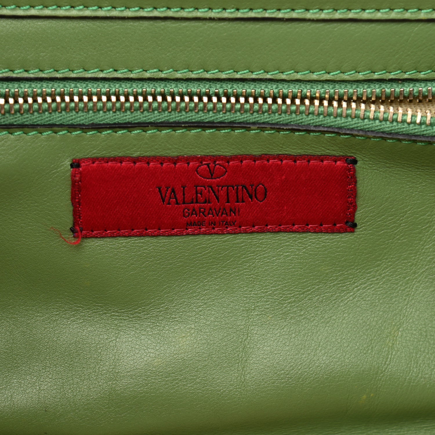 Valentino Garavani Vitello Colorblock Small Rockstud Tote Deep Rose Clover Grey Scarlet 6 of 16