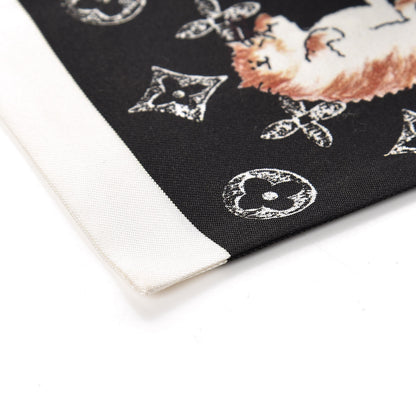Louis Vuitton Silk Catogram Classic Bandeau Black 6 of 6